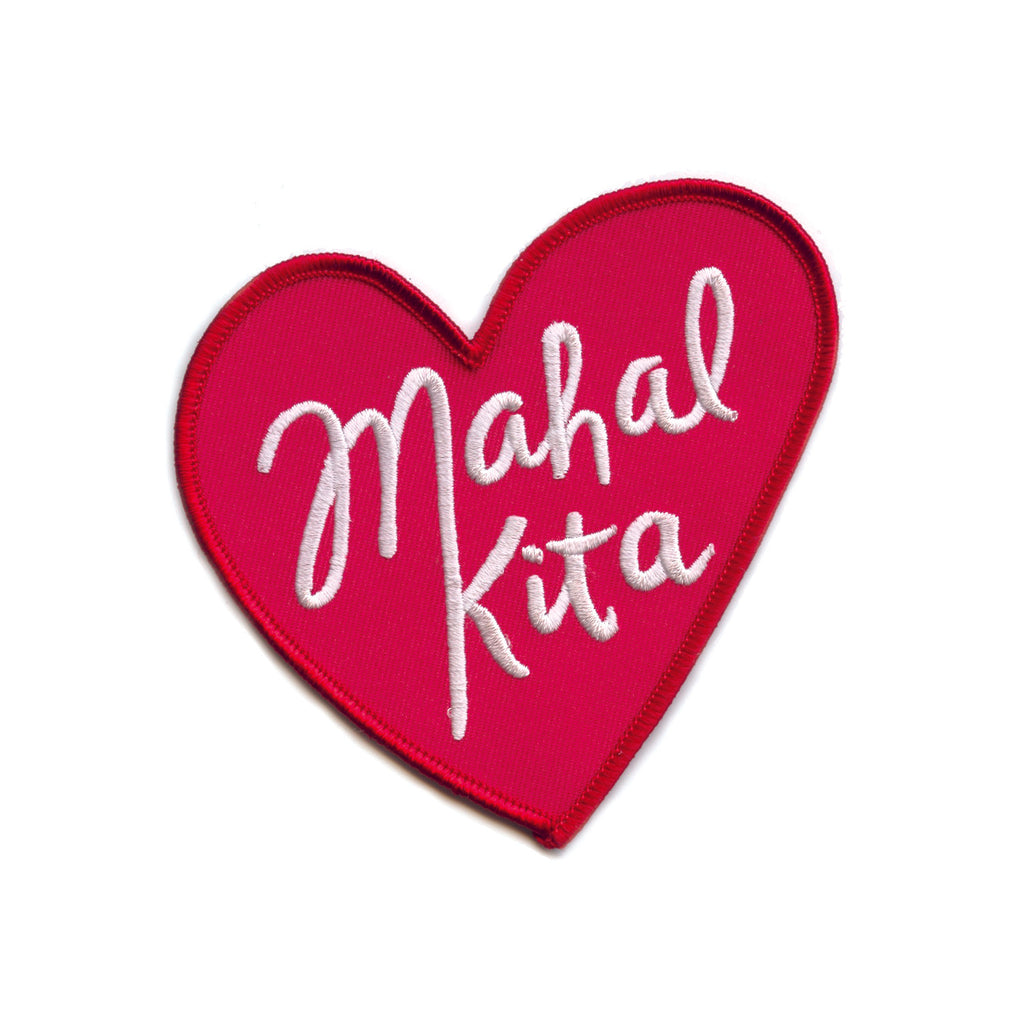 Mahal Kita Embroidered Iron-On Patch