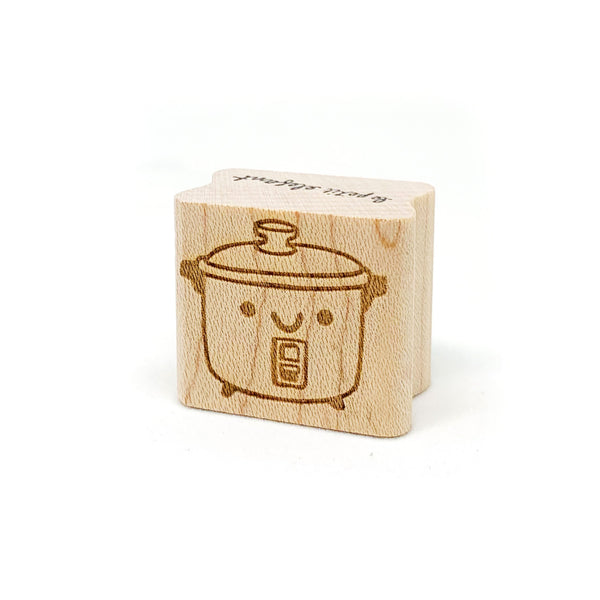 Rice Cooker Rubber Stamp